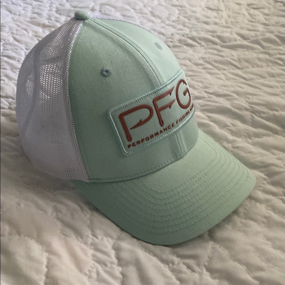 Mint Green and White PFG Cap